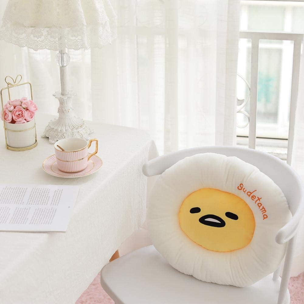 Mới Thú Nhồi Bông Hình Lòng Đỏ Trứng Lười Hoạt Hình Dễ Thương Trang Trí Ghế Sofa