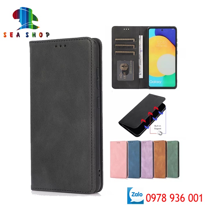 Bao da Samsung Note 8 - Thiết kế dạng ví sang trọng - Có ngăn cài thẻ - tiên - Nắp gập 2 mặt-làm từ da lộn