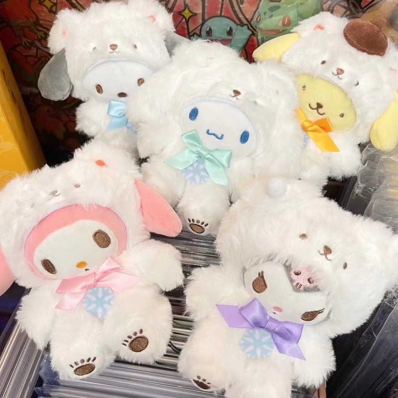 Sanrio Búp Bê Nhồi Bông Kurom Hoạt Hình Dễ Thương Kèm Móc Khóa Cho Bé