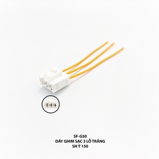 Dây ghim sạc 3 lỗ trắng - SH Ý 150