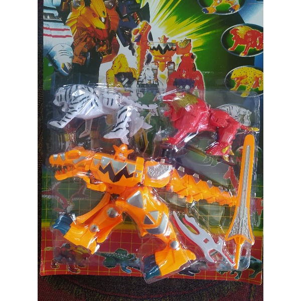 Bộ ráp siêu nhân khủng long mãnh thú