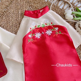 Áo dài tết cho bé trai và bé gái