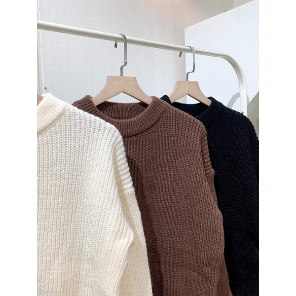 Áo len 1101 trơn màu