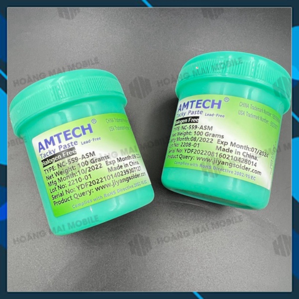 Mỡ hàn AMTECH NC-559-ASM 100g Halogen FREE