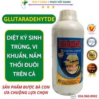 Diệt khuẩn glutaraldehyte xử lý nấm ký sinh trùng thối đuôi trên cá, trong nước