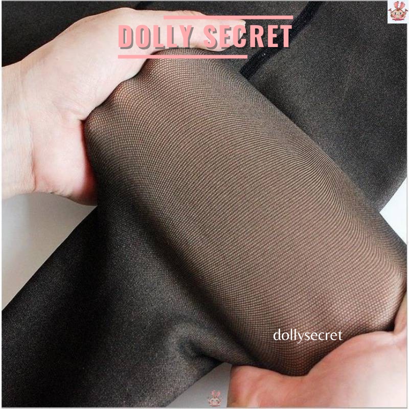 Quần tất lót lông giữ nhiệt cực ấm DOLLY SECRET dẫm gót hiệu ứng 3D thon chân chất dày dặn T33