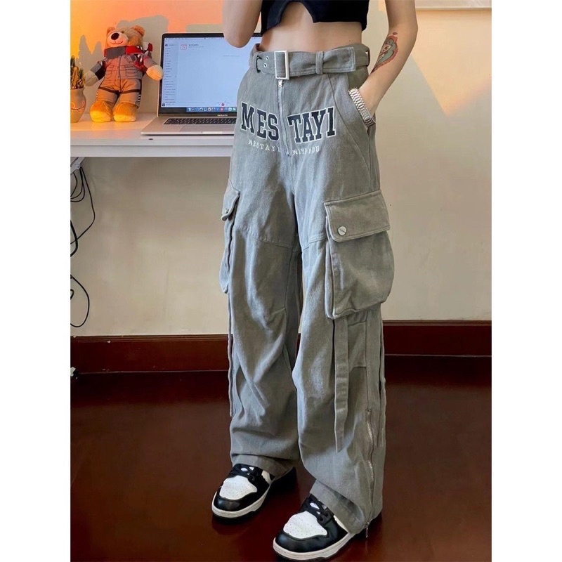 |Sẵn| Quần ống rộng Túi Hộp Phong Cách Hiphop♥️ HÀNG HOT ♥️ Quần siêu cá tính chất dày dặn xịn xò | BigBuy360 - bigbuy360.vn