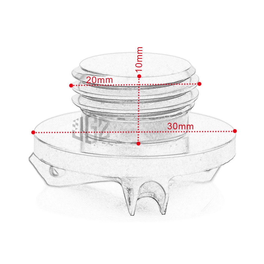 Nắp Đậy Bình Nhiên Liệu M20 * 2.5 Cho KAWASAKI NINJA 250fi 2018 NINJA400 Z800 Z1000 Z1000SX