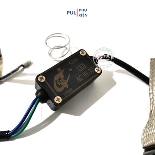 Đèn pha led râu T19 6 tim cho xe máy