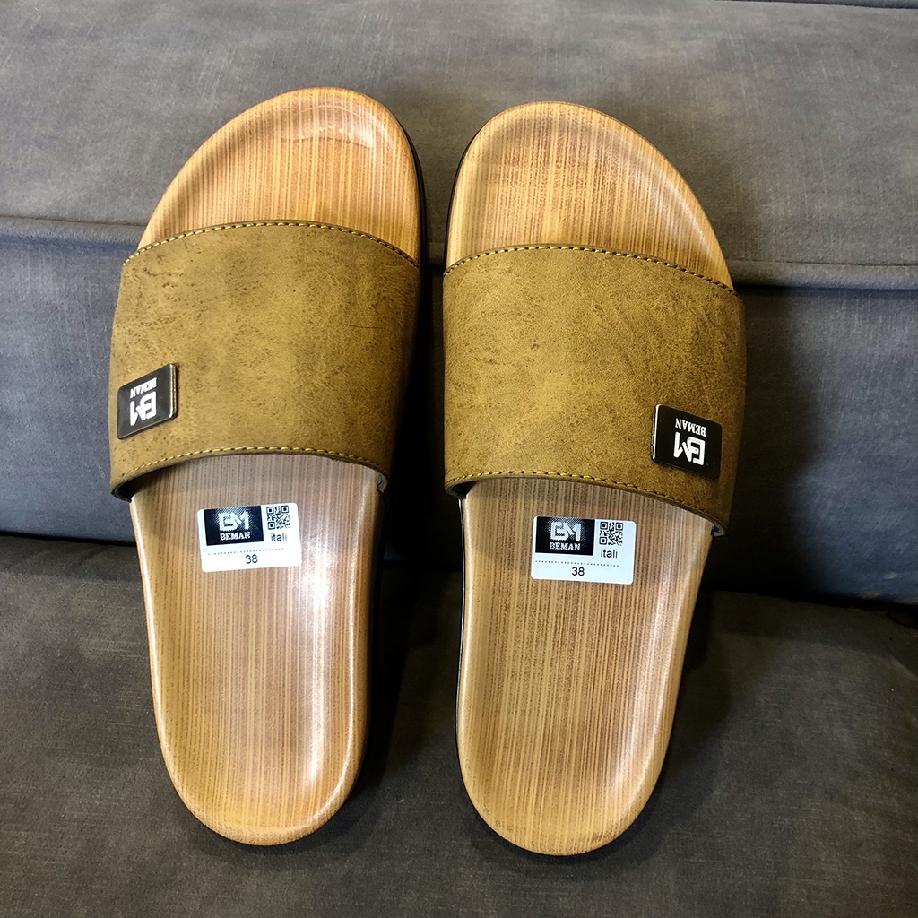 Dép nam quai ngang DBM1,dép da nam hàng thiết kế cao cấp,quai dép da xịn độ bền cao,đế êm và ôm chân