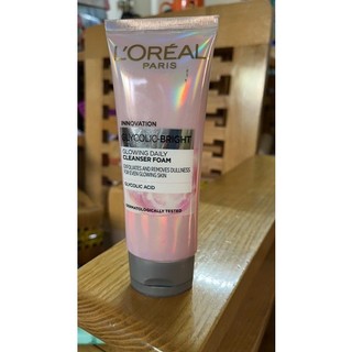 Sữa rửa mặt L'Oreal Paris Glycolic Bright sáng da 100ml