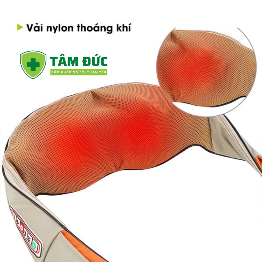 Máy Massage Cổ Vai Gáy Hồng Ngoại 6D HM-V85 , Đai mát xa đa năng, matxa vai gáy, bụng, Cổ, lưng eo, chân tay