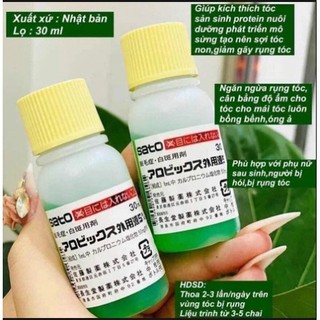 mọc tóc thảo dược Sato Nhật bản – 30ml