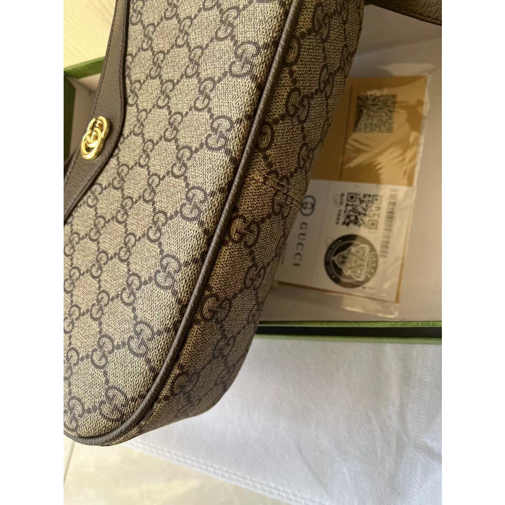 Guc 2023 Túi Xách Đeo Dưới Cánh Tay / Đeo Vai In Họa Tiết Vintage Đa Năng Hợp Thời Trang