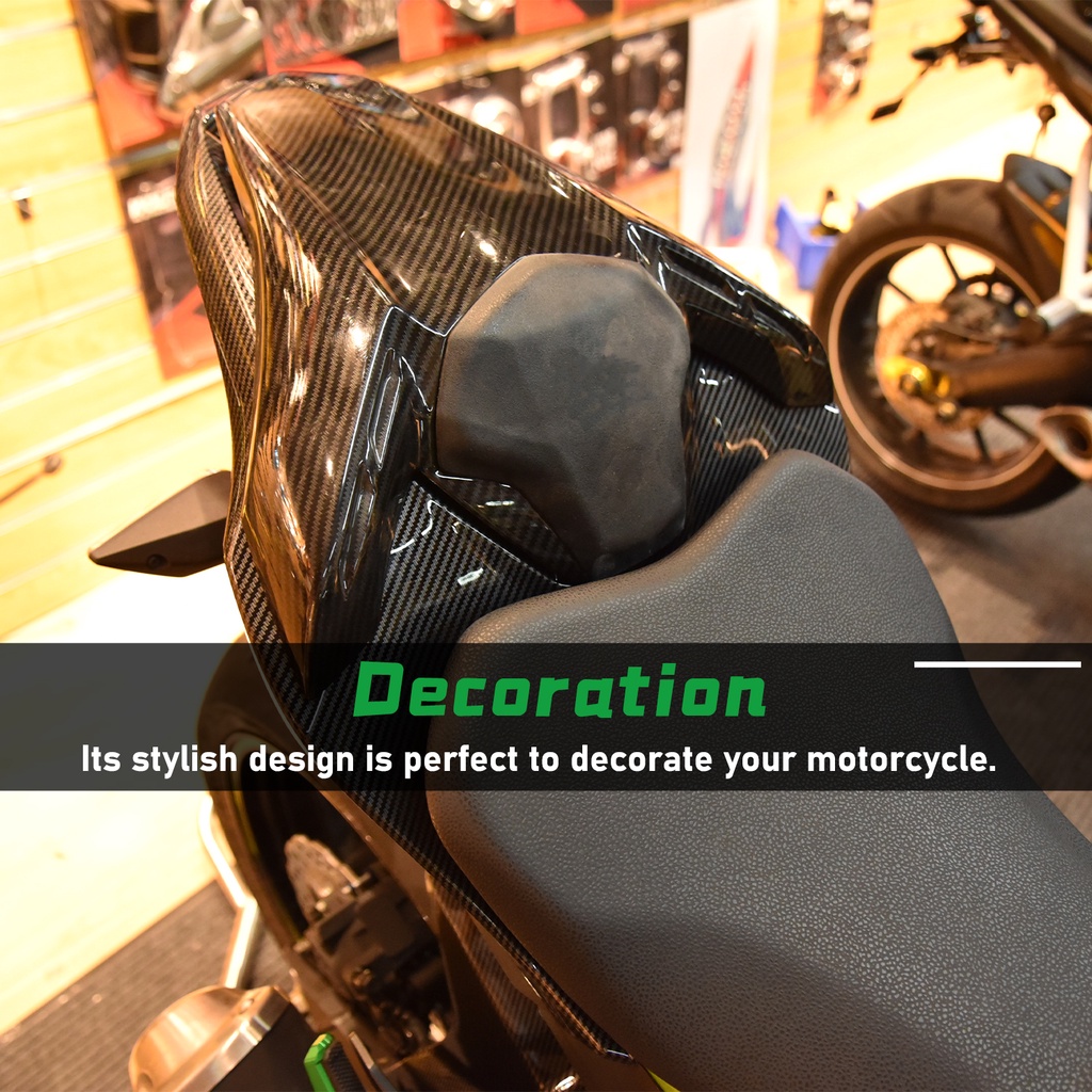 Vỏ Bọc Yên Sau Xe Máy Kawasaki Z900 2017-2023 2020 2019 Z 900 Bằng Sợi Carbon Màu Xanh Lá / Đen