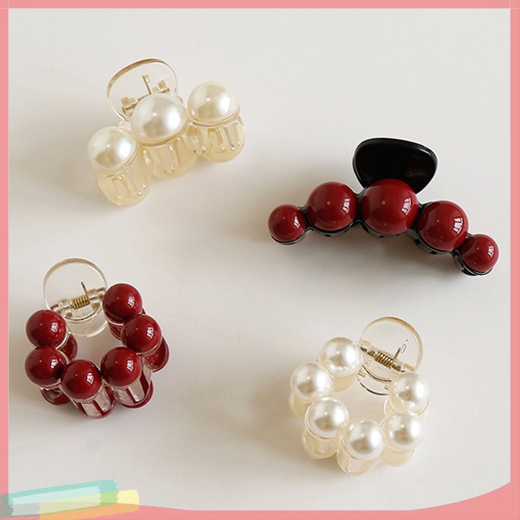 Kẹp Tóc Trang Trí Hình Quả Cherry Đính Ngọc Trai Nhân Tạo Thời Trang Cho Nữ