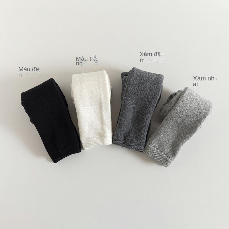 Quần Tất Cotton Dày Dặn Giữ Ấm Mùa Thu Đông Cho Bé Gái