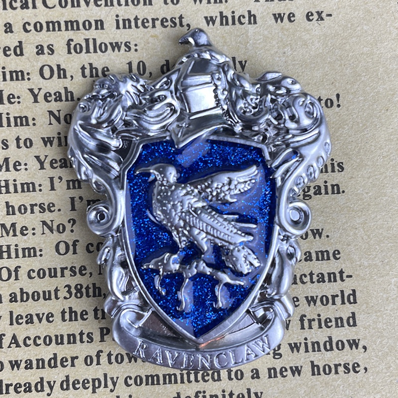Huy Hiệu Kim Loại Từ Tính Hình harry potter gryffindor hogwarts slytherin hufflepuff Cá Tính