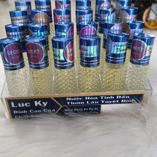 Nước hoa tình dầu dạng lăn chai 10ml lưu hương trên 8 tiếng