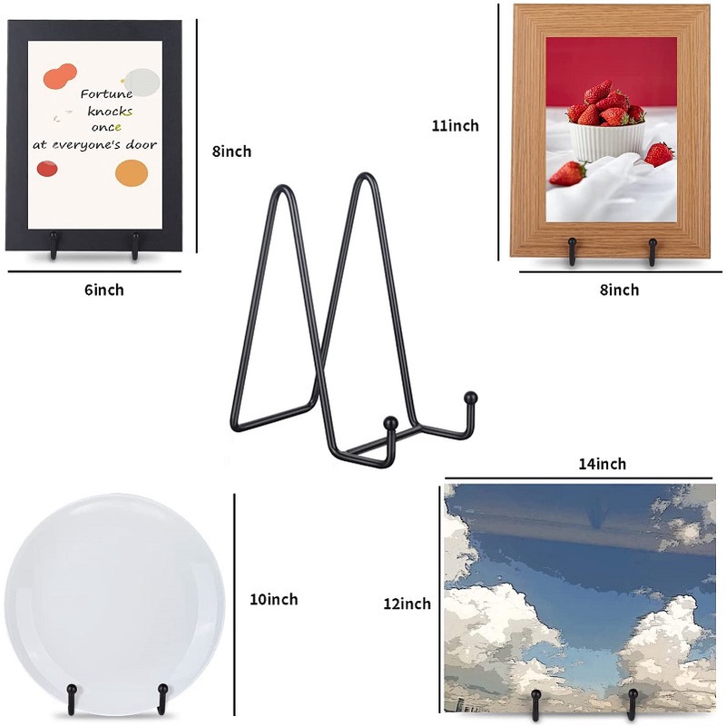 Giá Đỡ Trưng Bày Đĩa / Tạp Chí / Ảnh Bằng Sắt Độc Đáo Trang Trí Nhà Cửa