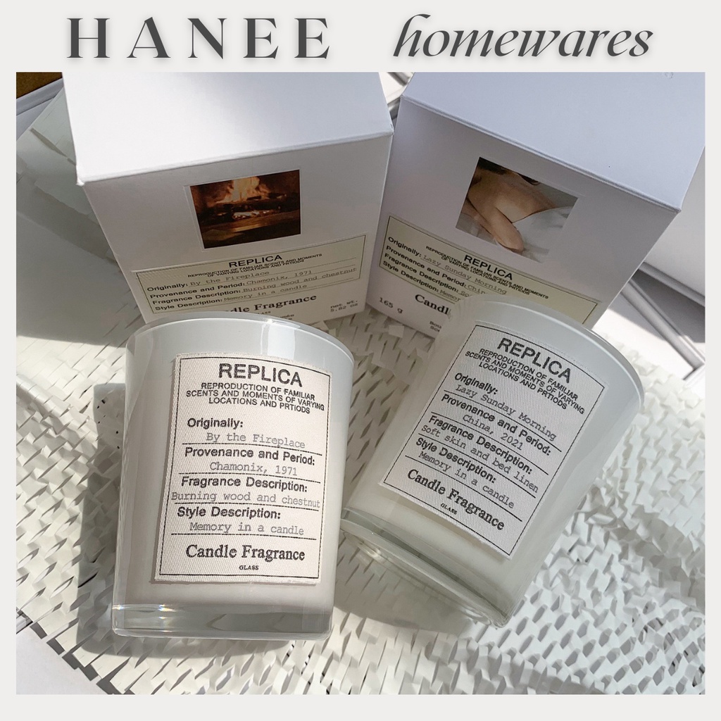 Nến thơm Maison Margiela nến nước hoa R.EP.LI.CA Limited FULL BOX siêu thơm siêu sang trọng 165gr ấm cúng mùa đông