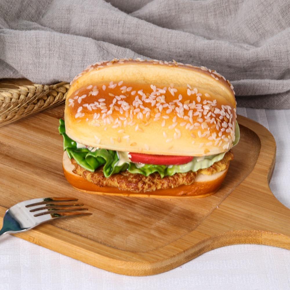 Đồ trang trí Hamburger Nhân Tạo Trang Trí Nhà Bếp