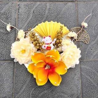 Set hoa trang trí tháp oản, tháp bánh, giỏ quà