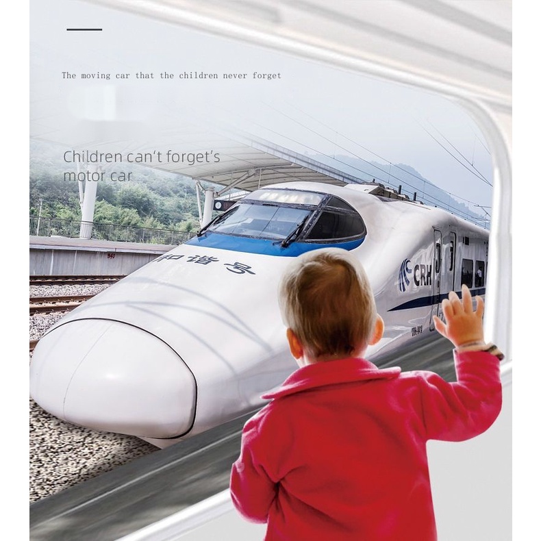 Mô Hình Đường Ray Xe Lửa Điện Tốc Độ Cao Cỡ Lớn EMU Harmony Cho Bé