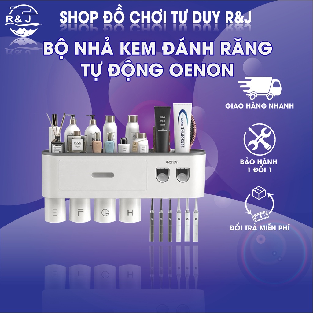 Bộ Nhả Kem Đánh Răng Tự Động, Kệ Để Đồ Phòng Tắm Cao Cấp"HÓT"