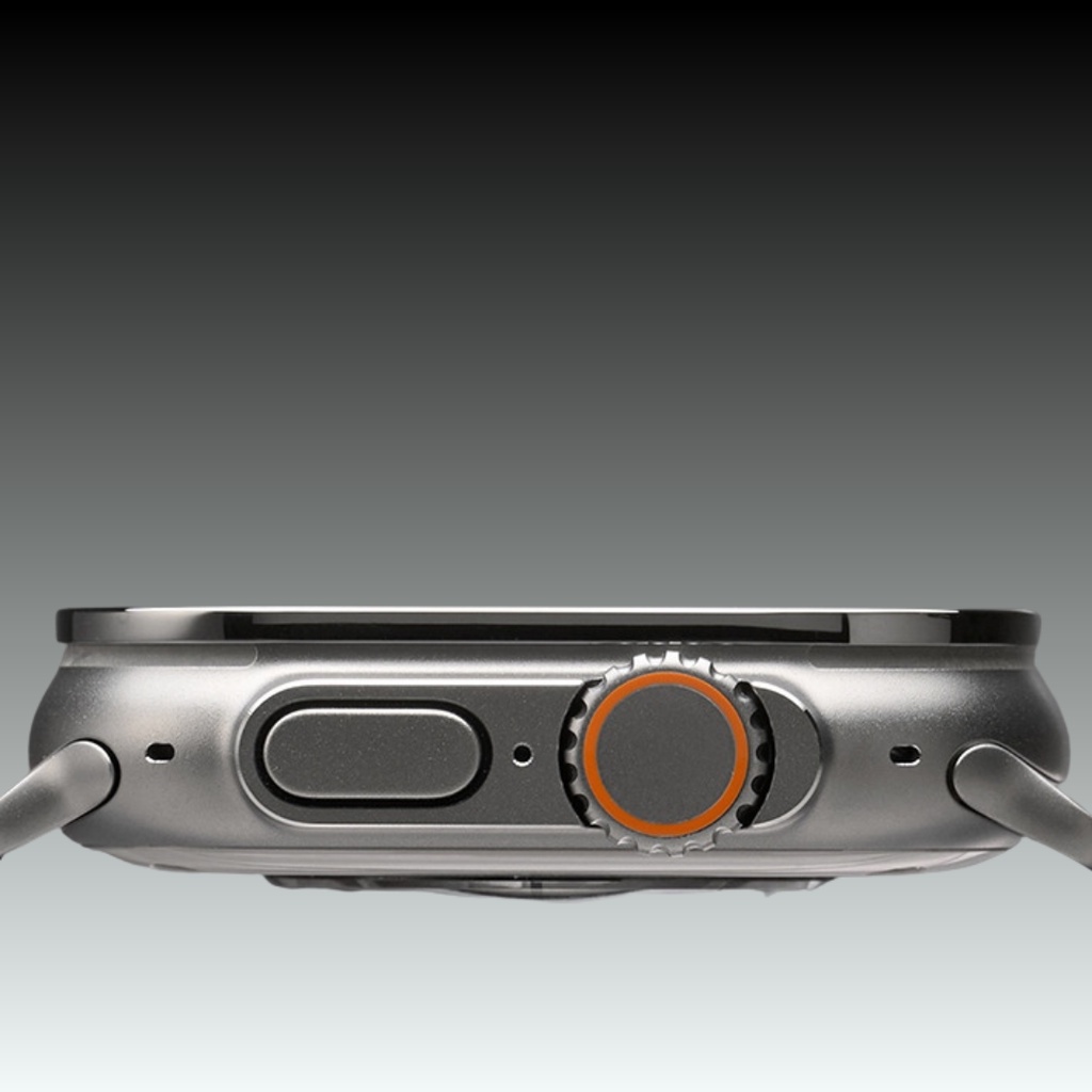 Miếng Dán Cường Lực Màn Hình Viền Nhôm Alu Dành Cho Apple Watch Ultra, Kai.N AluGlass