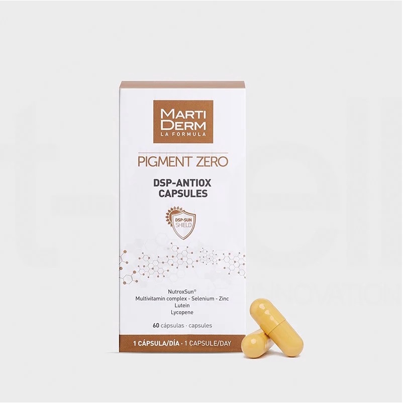 Viên uống chống nắng làm sáng da Martiderm Pigment Zero DSP Antiox Capsules - Lepit Cosmetic