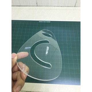 Thước parabol mika trong suốt 39cm