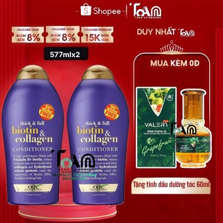 Cặp gội xả Biotin & Collagen Phục hồi kích thích mọc tóc 577ml x 2