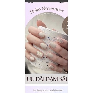 Nails bõc gợn sóng hologram xinh xẻo