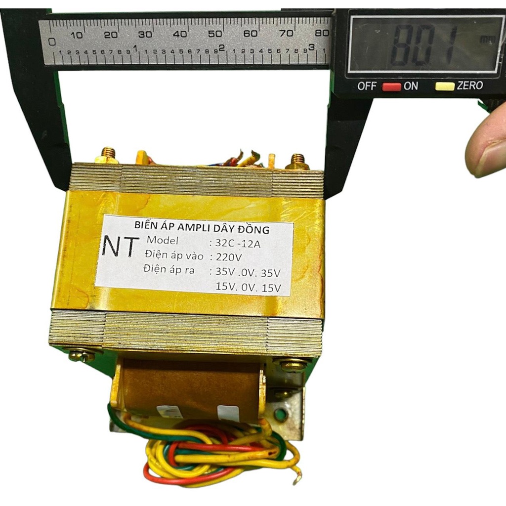 Biến áp Ampli 12A 35V đôi 100% Dây đồng LinhKien HD