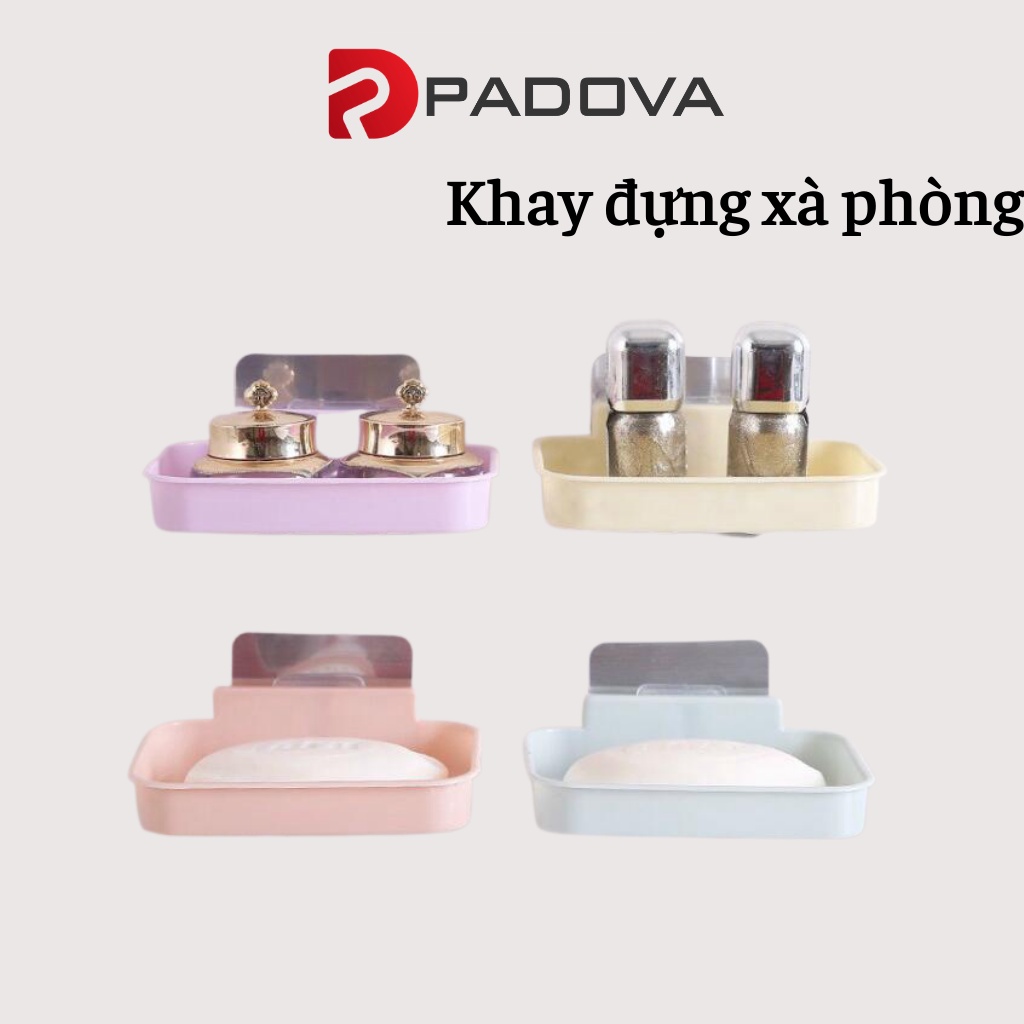 Khay Đựng Xà Phòng, Kệ Để Miếng Rửa Chén Dán Tường Hình Mặt Cười PADOVA 8559