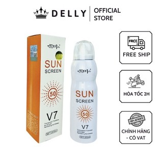 Xịt chống nắng V7, không gây kích ứng da (HÀNG CHÍNH HÃNG 100%)
