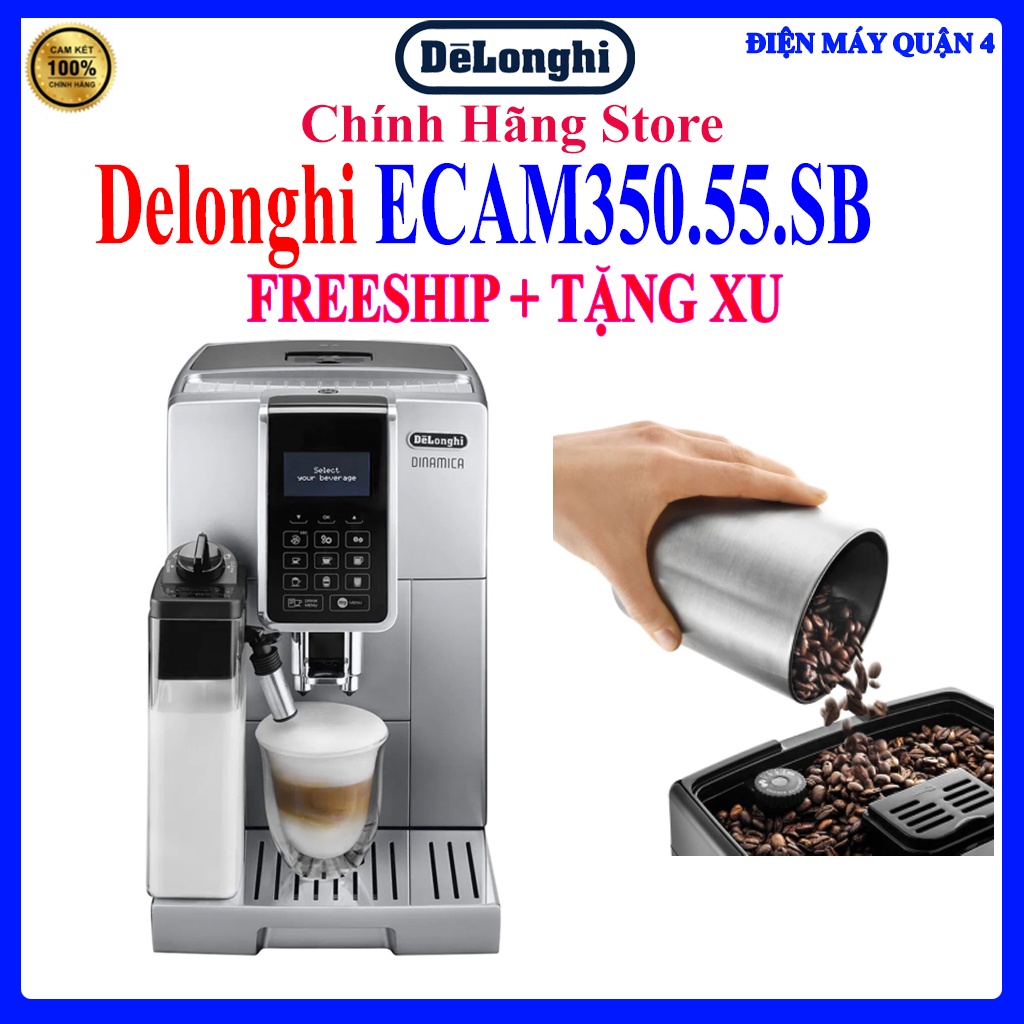 Máy pha cà phê Delonghi ECAM350.55.SB - Hàng chính hãng