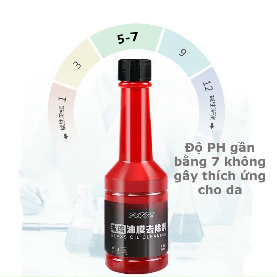 Chất tẩy rửa dầu kính ô tô 150ml - Dung dịch làm sạch kính ô tô đa năng