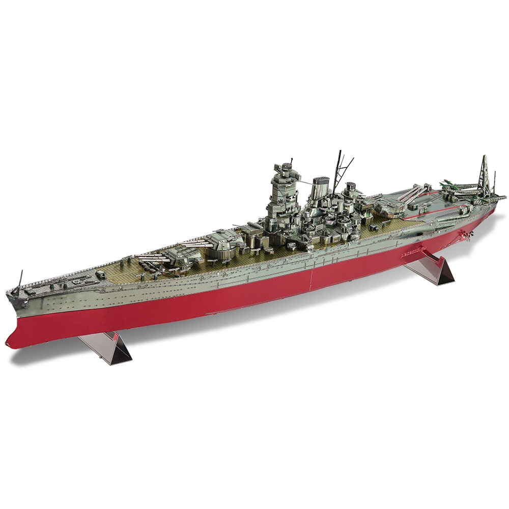PIECECOOL Bộ Đồ Chơi Lắp Ráp Mô Hình Tàu Chiến Musashi 3D DIY Bằng Kim Loại Thích Hợp Làm Quà Tặng Sinh