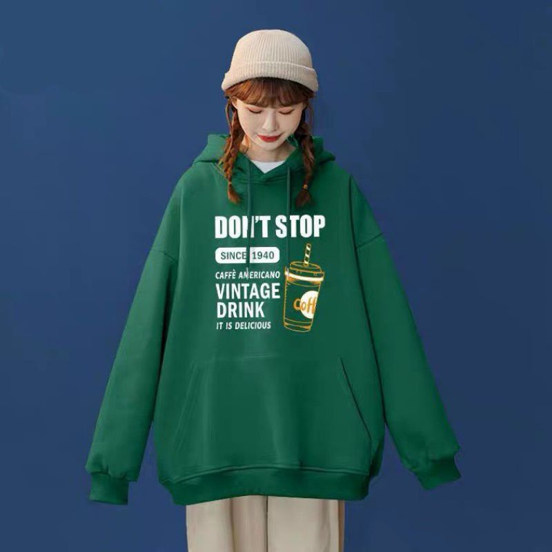 Aó Khoác Nam Nữ hoodie DON'T STOP form rộng , nỉ 2 lớp hàng loại 1 Unisex dễ phối đồ Trend 2022 BiluxOfficialStore