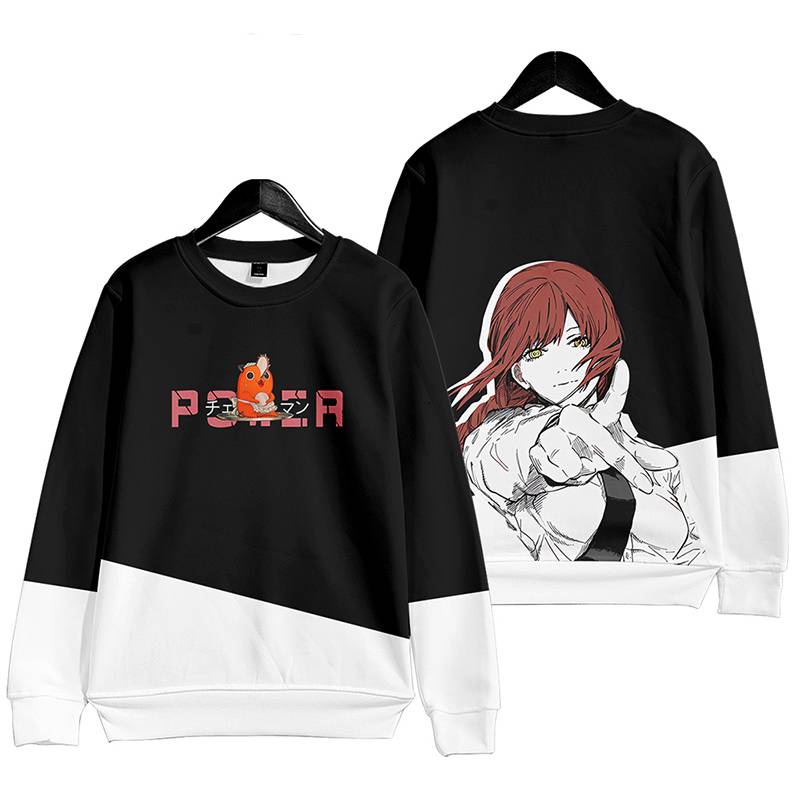 Áo Khoác Hoodie Tay Dài In Hình Nhân Vật Anime Chainsaw Man Makima Ag1 Thời Trang Cho Nam Và Nữ