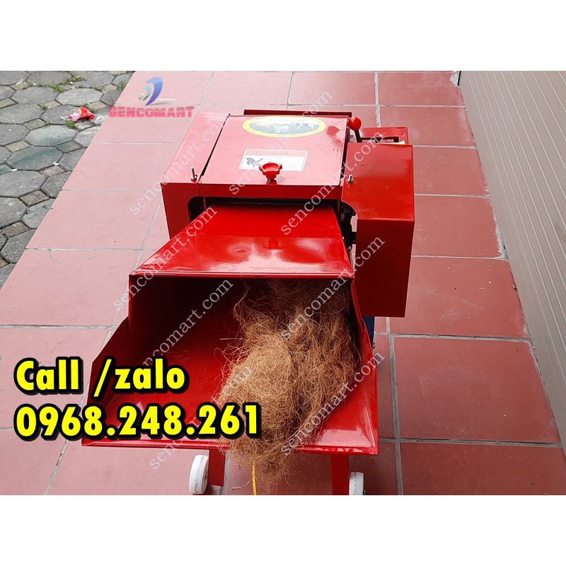 Máy băm đa năng , động cơ 3KW băm rơm, xơ dừa, thân cây ngô, mía