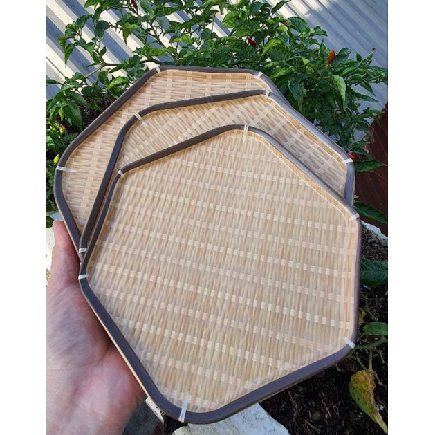 Dĩa tre lục giá melamine