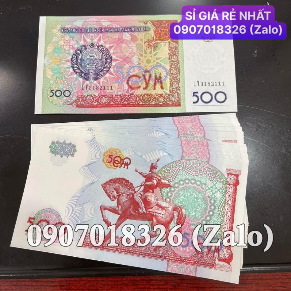 [HÓT] Sỉ Combo 10 Tờ Tiền Sưu Tầm Con Ngựa Mã Đáo Thành Công Uzbekistan, Phong Thuỷ May Mắn , Giá Sỉ