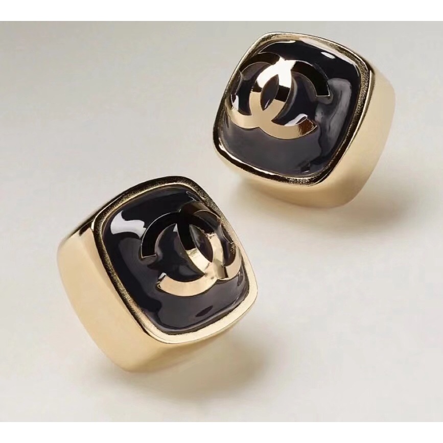 Đôi Bông Tai Mạ Bạc 925 Hình Chữ C Thời Trang