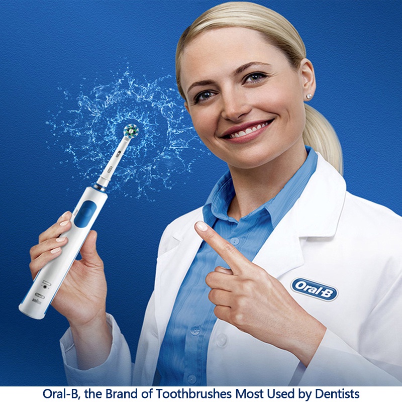 ORAL B Bàn Chải Đánh Răng Điện Xoay 3D Thay Thế Oral-B Pro600 Plus