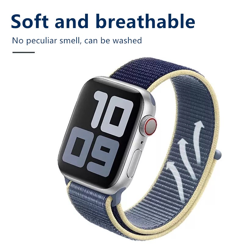 Dây Đeo Nylon Cho Đồng Hồ Thông Minh Apple Watch 8 7 6 5 4 3 SE 49 38 40 41 42 44 45 mm