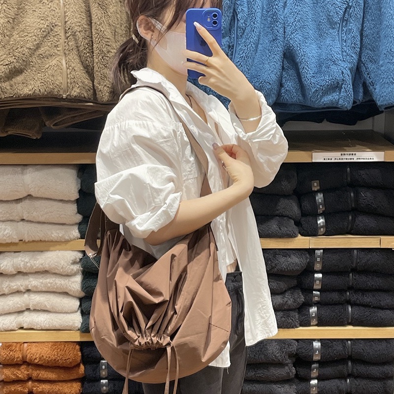 Túi Xách Dây Rút Chất Liệu nylon Thời Trang Cho Nam Nữ