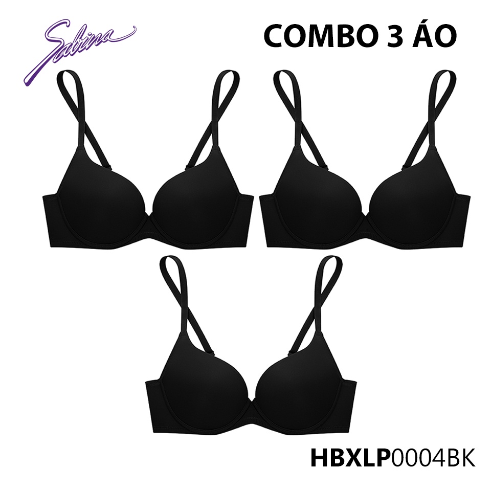 Combo 3 Áo Lót Mút Mỏng Vừa Màu Trơn Habpy Lady By Sabina HBXLP0004